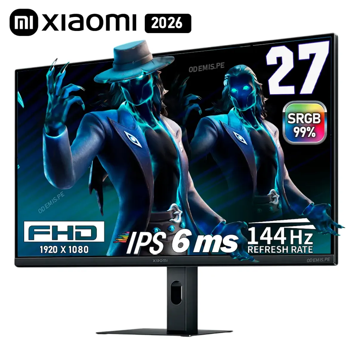 Monitor Xiaomi A27i 2026 27'' FHD IPS LED 144Hz 6ms, marca XIAOMI - Foto Principal