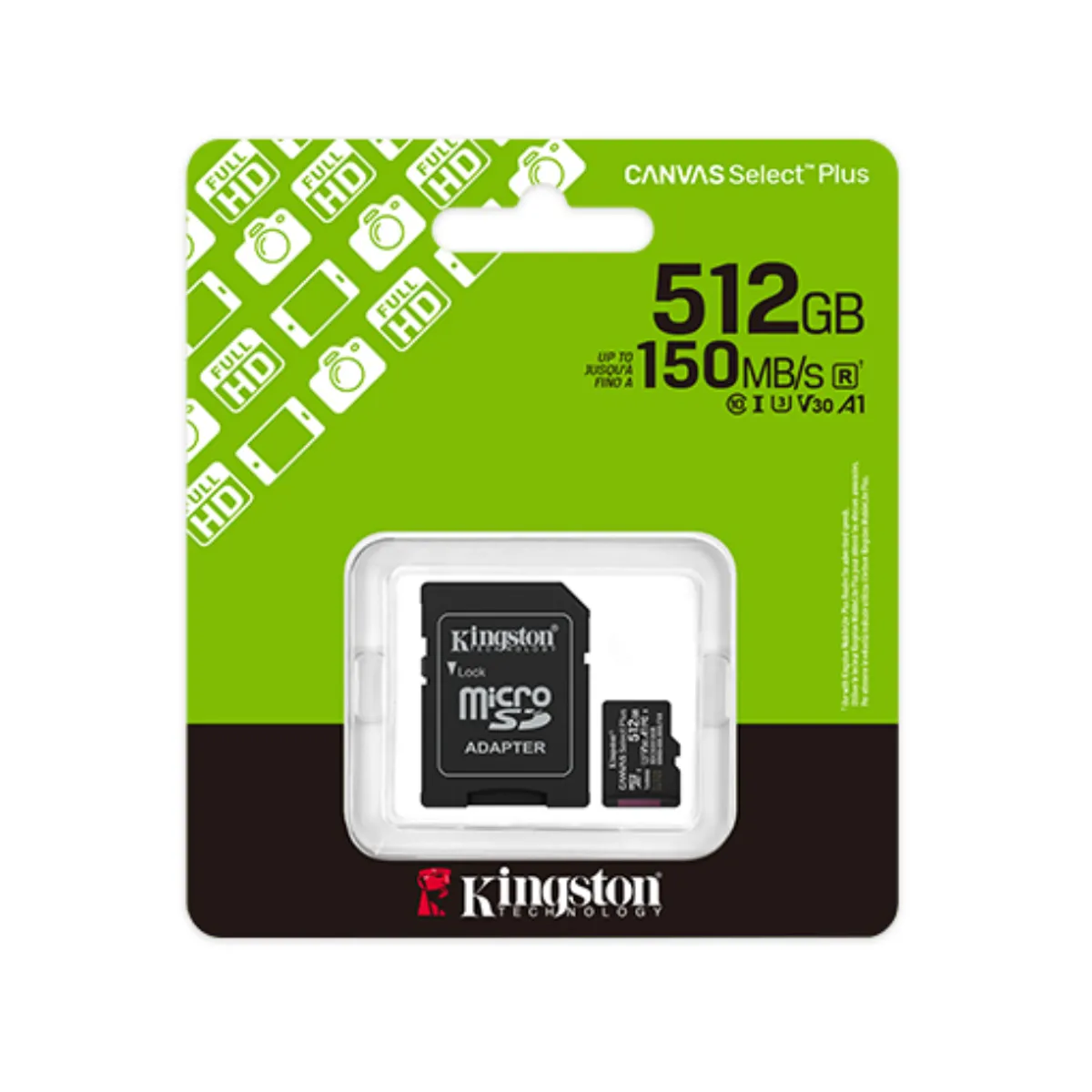 Memoria Micro Sd Kingston Canvas Select Plus Sdcs3512gb, marca KINGSTON - Foto Principal