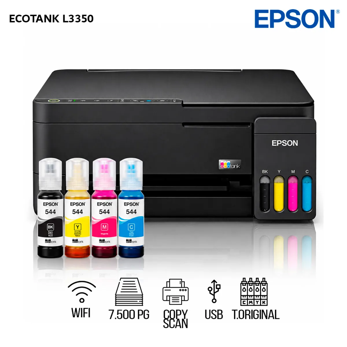 Impresora Multifuncional Epson L3350 Wi-Fi, marca EPSON - Foto Principal