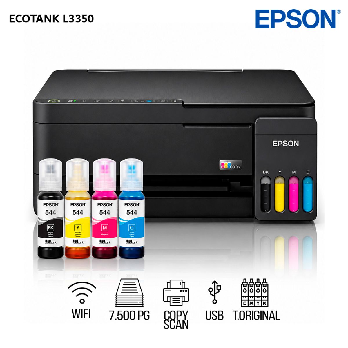 Impresora Multifuncional Epson L3350 Wi-Fi, marca EPSON - Foto Principal