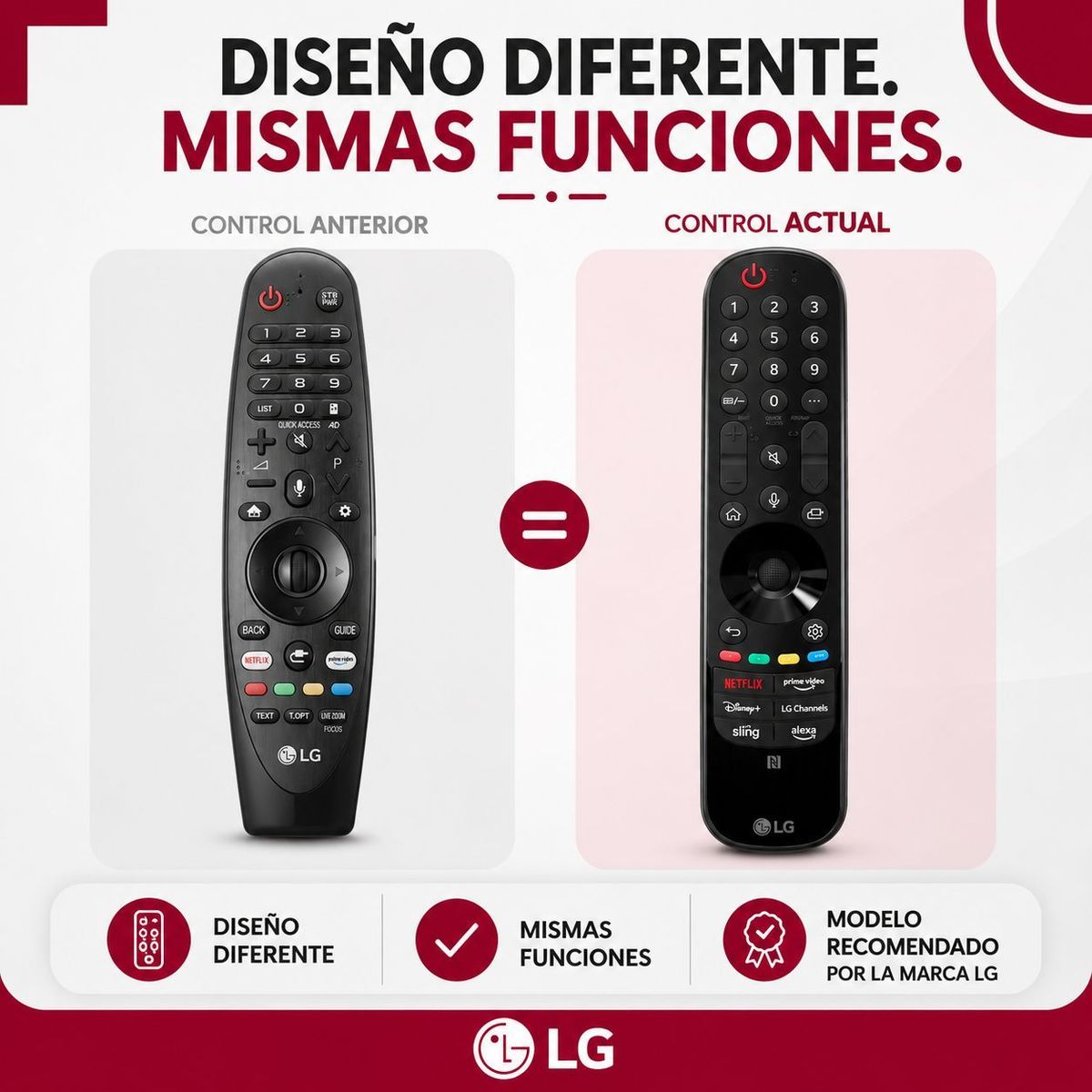 LG - Control LG Magic Remote Original para TV LG OLED C2