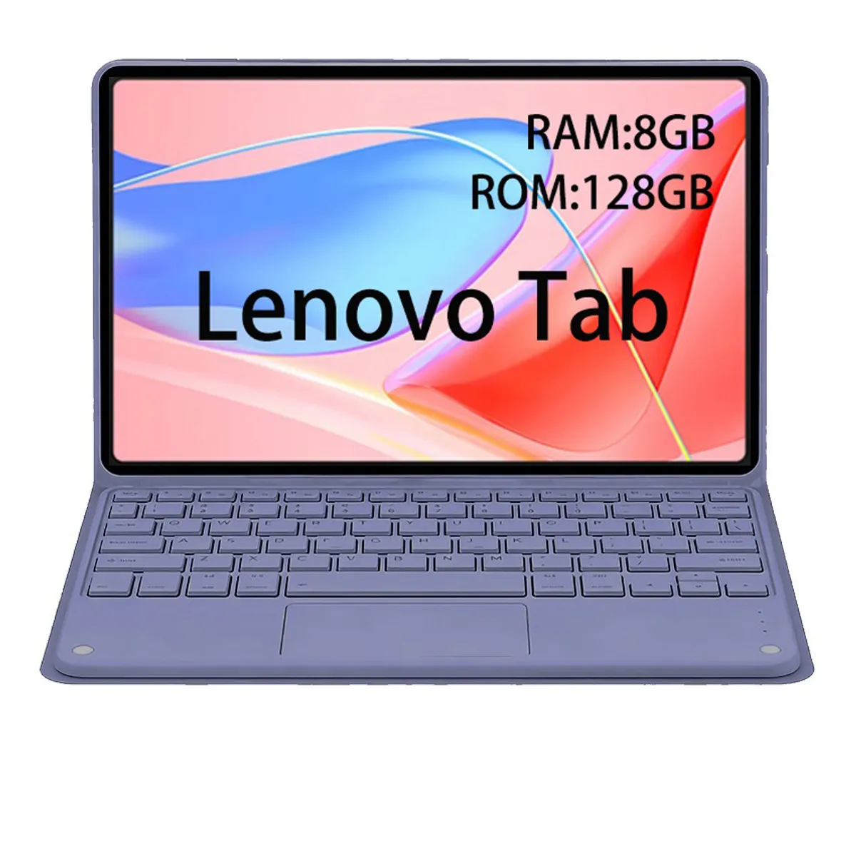 LENOVO - Tablet Lenovo Tab 8GB+128GB WiFi+Teclado Púrpura