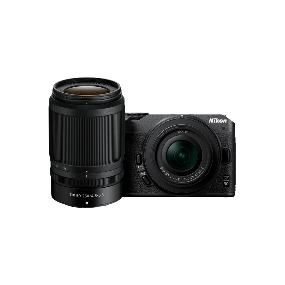 Cámara Mirrorless Nikon Z 30 kit 16-50mm f/3.5-6.3 VR y 50-250mm f/4.5-6.3 VR, marca Nikon - Foto Principal