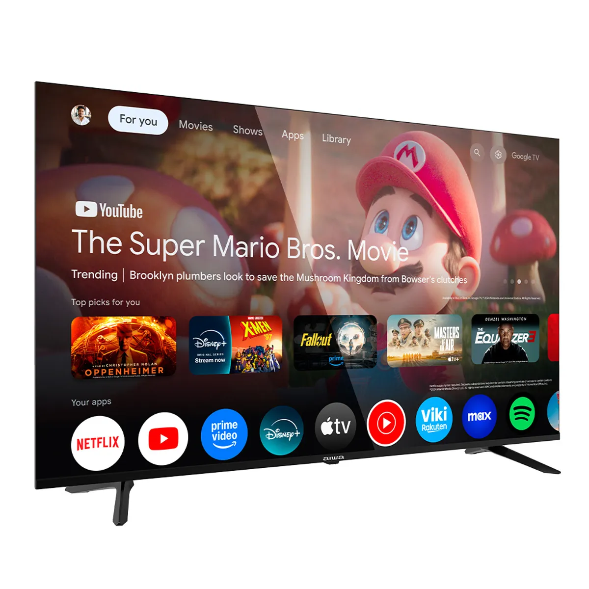 AIWA - Smart TV AIWA 58" 4K QLED Google TV