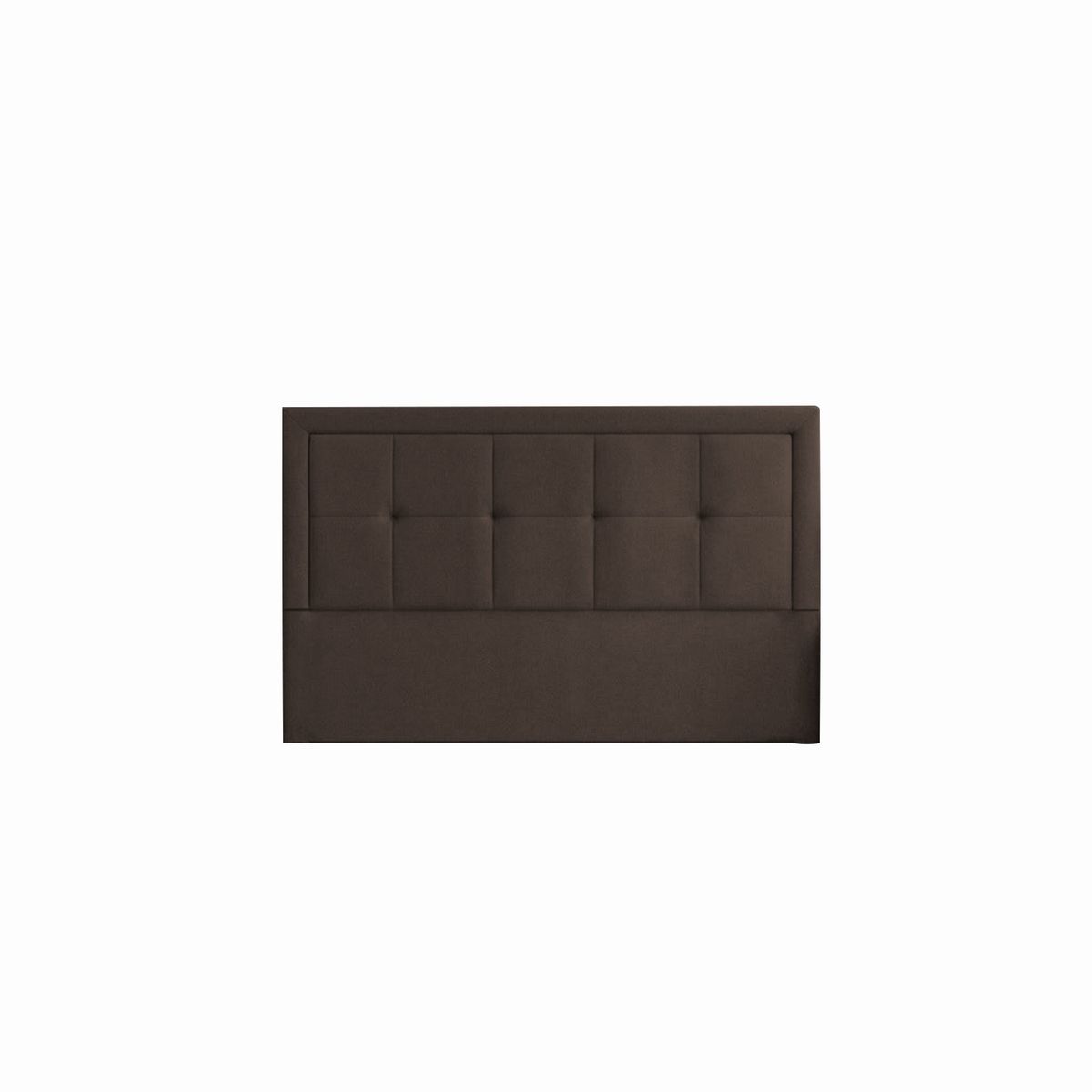 MUEBLES MACRUMO - Cama Tapizada Madrid  - King - Marron