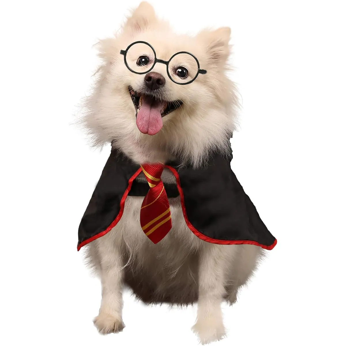Disfraz de Mago para Mascota Rojo - Talla L, marca AMAZON - Foto Principal