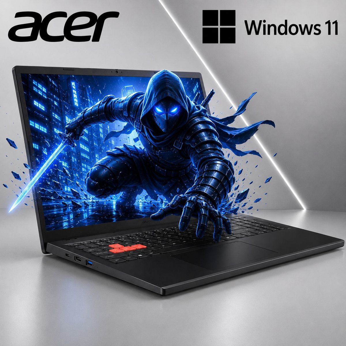 ACER - LAPTOP ACER NITRO V 15 ANV15-51-93PU CORE I9-13900H  15.6 RAM 16GB, 512GB, RTX 4060 8GB