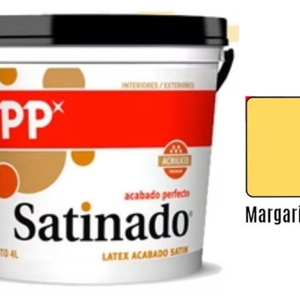 Pintura CPP Látex Satinado Margarita 1GL, marca CPP - Foto Principal
