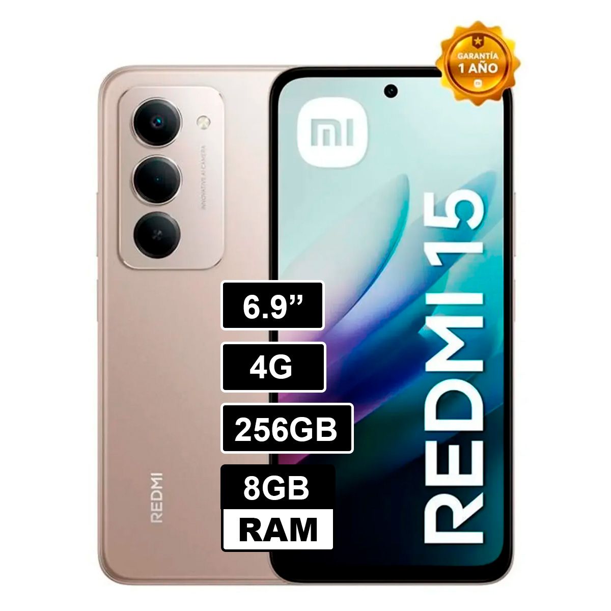 XIAOMI - Redmi 15 8GB 256GB Gris