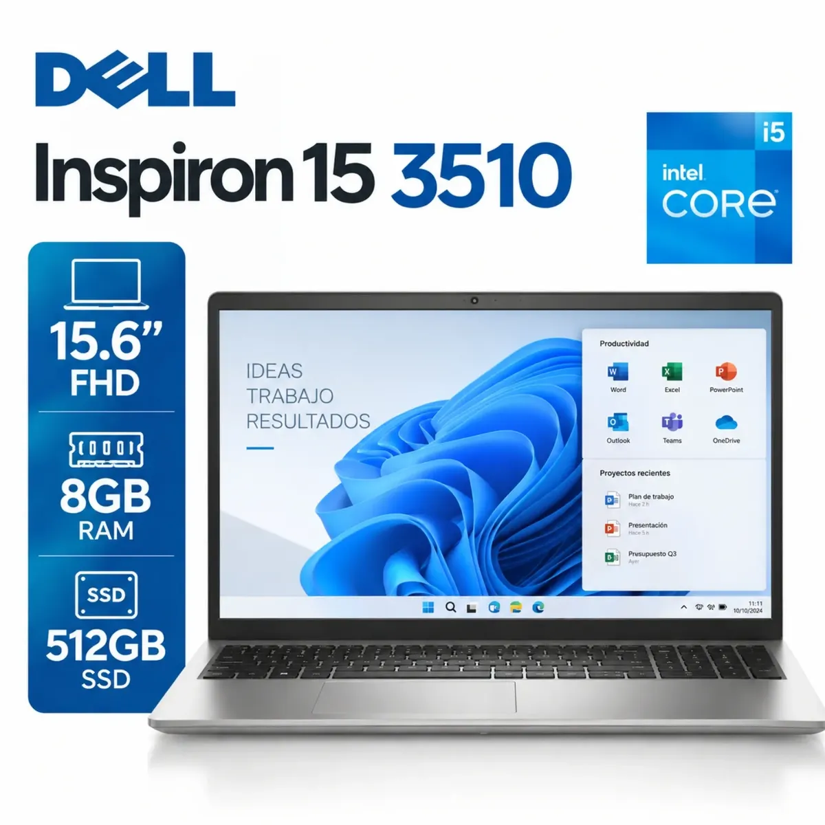 Dell - Dell Inspiron 15 3530 Core i5-1334U, 8GB RAM, 512GB SSD, 15.6″ FHD.