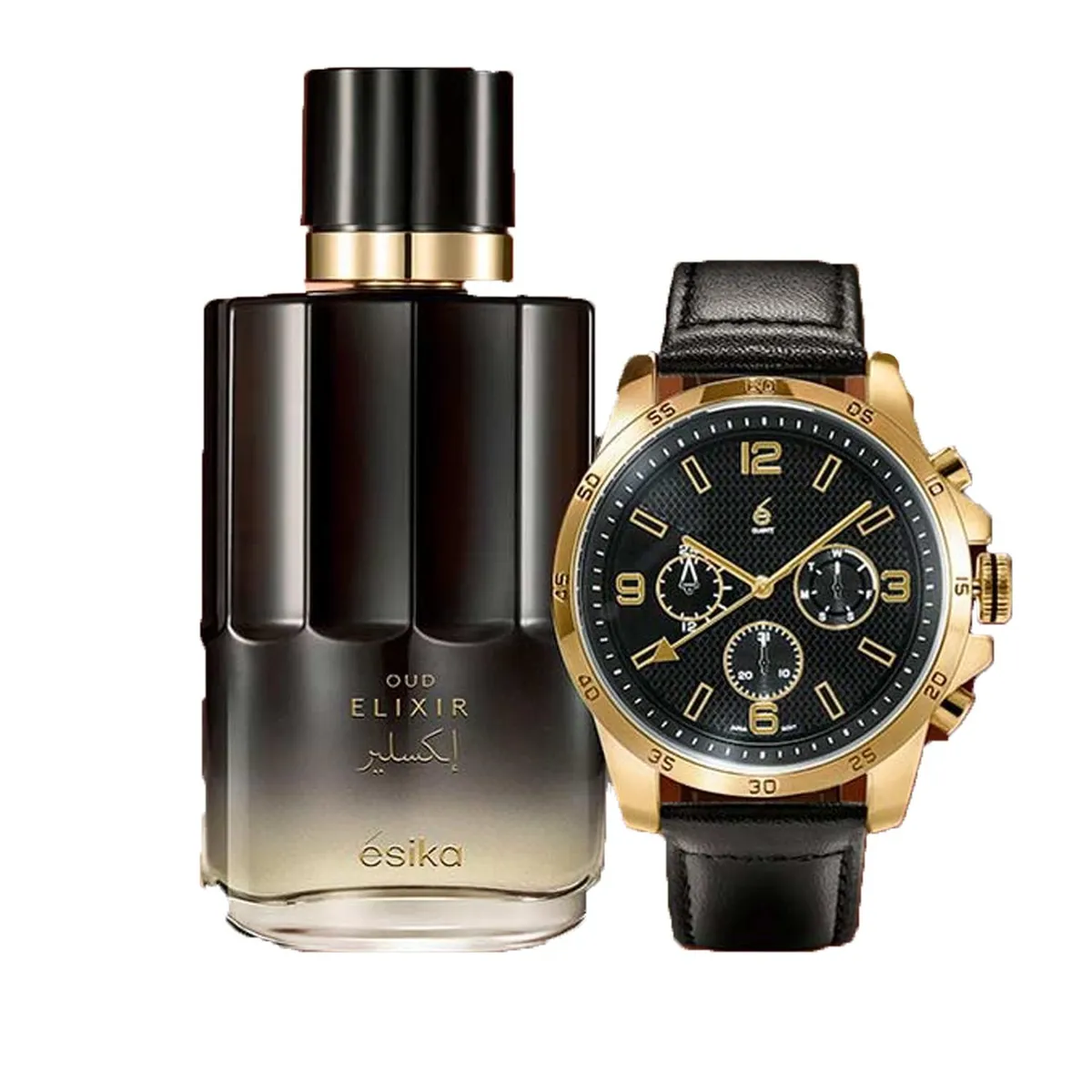 Esika - Oud Elixir Perfume de Hombre con Reloj Rowen