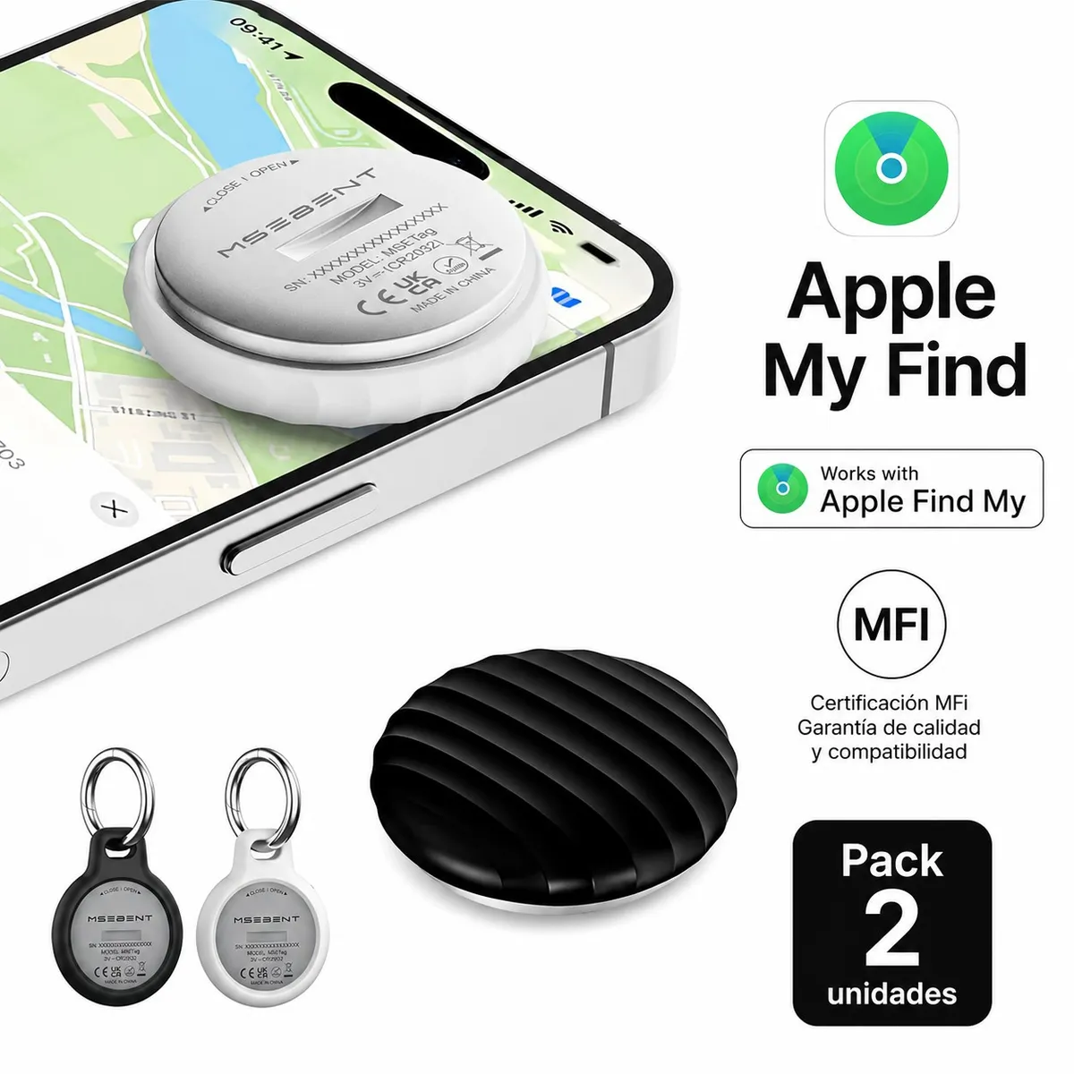 OEM - Rastreador MFI Localizador Inteligente Mini GPS Pack