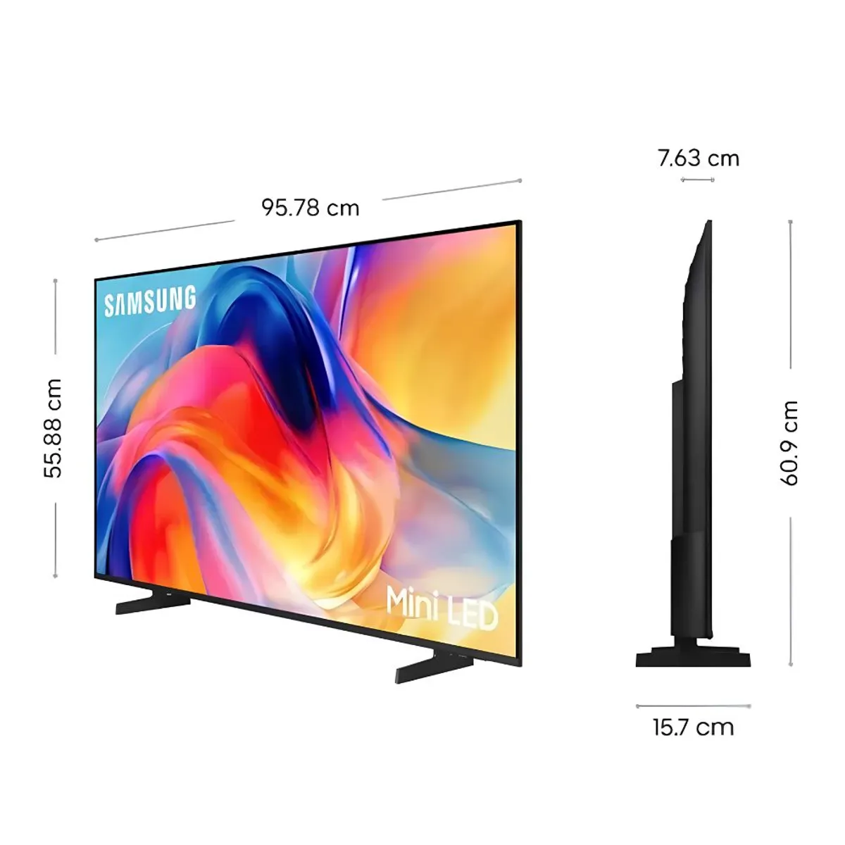 SAMSUNG - TELEVISOR SAMSUNG 43 MINI LED 43M70H VISION AI SMART TV + Sounbar Samsung