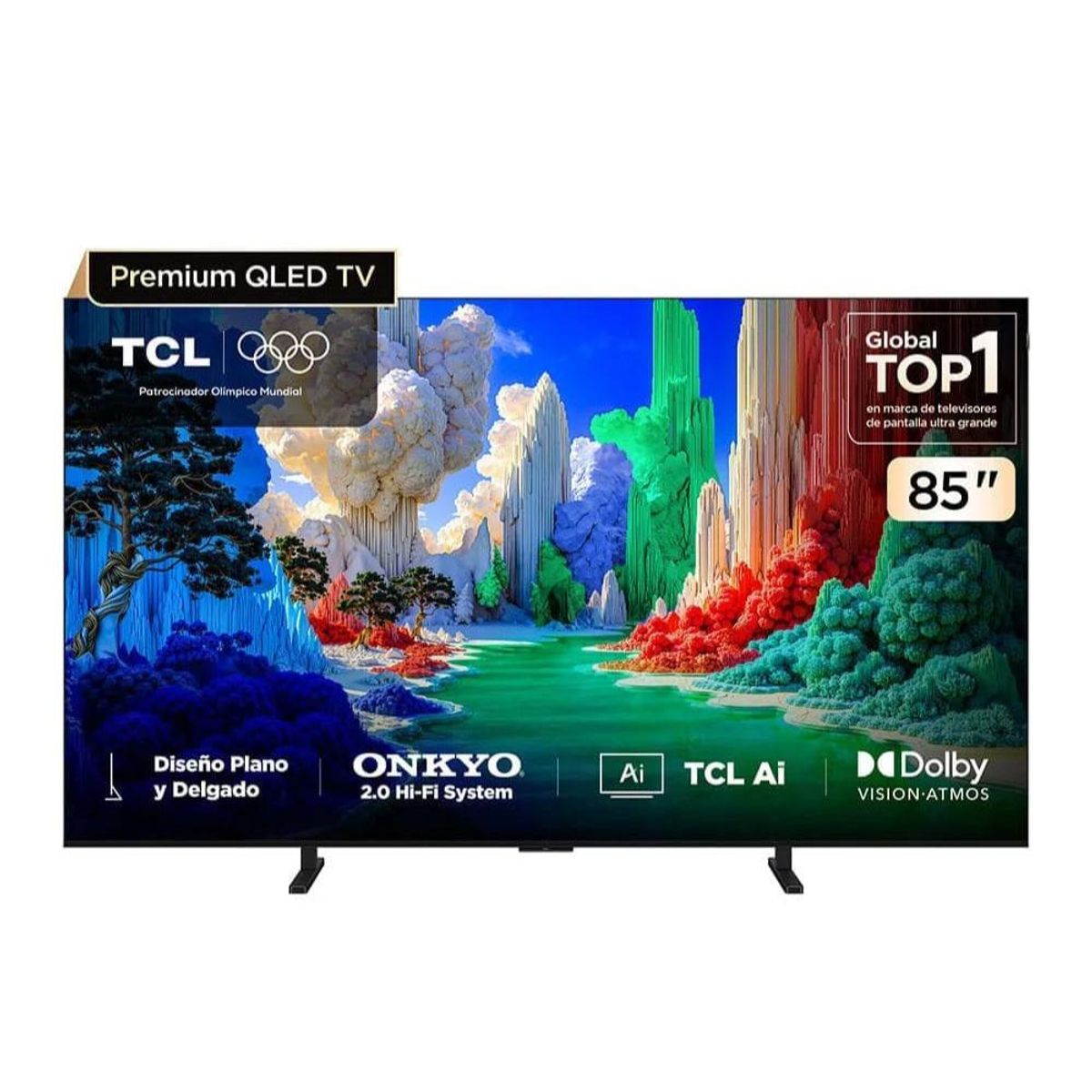 TCL - Televisor TCL QLED 85 UHD 4K Smart TV - 85A400