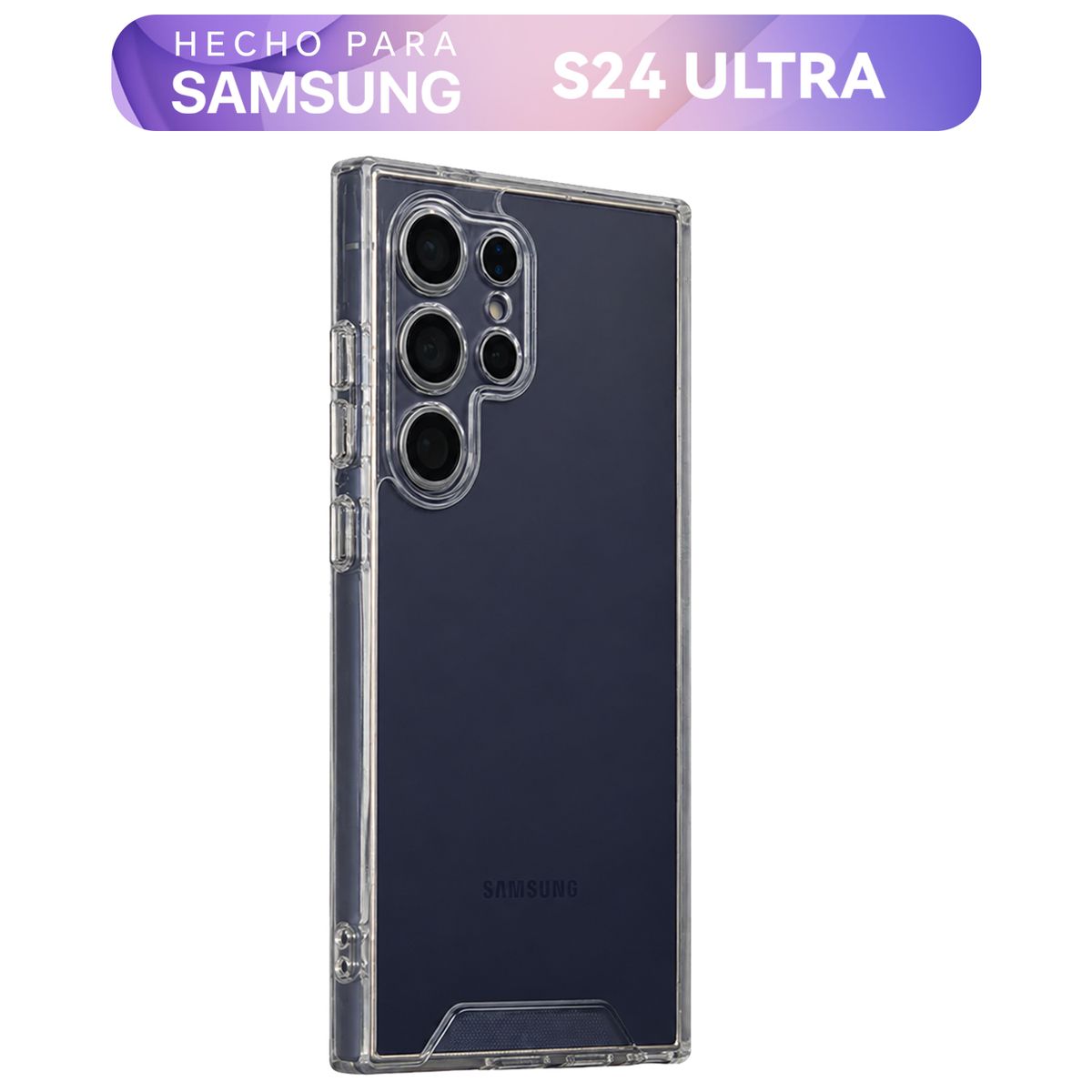 Case Space Transparente Compatible con Samsung S24 Ultra CASE ...