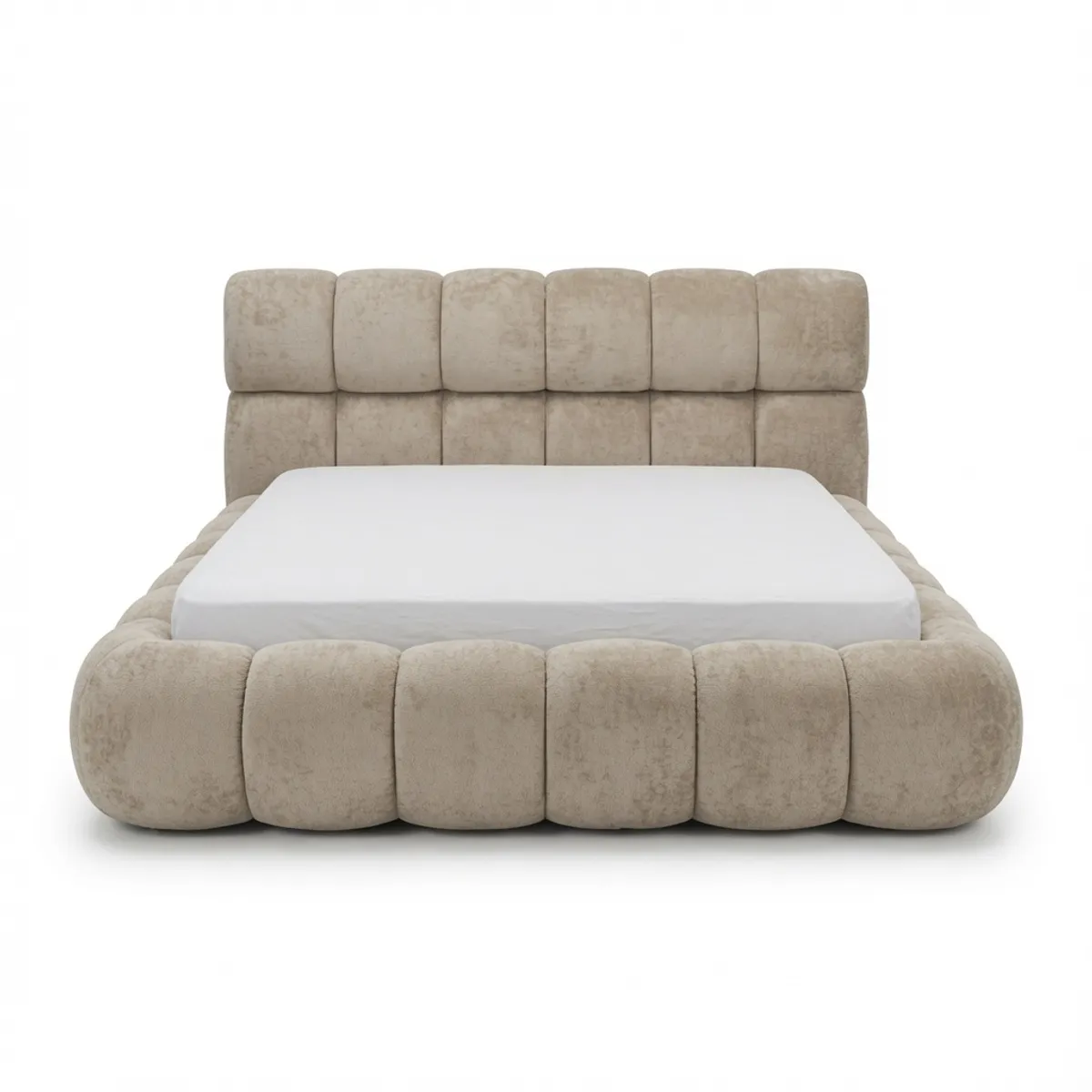 Cama Box Verona 2 Plazas Beige Tarima + Cabecera TU MESITA, marca TU MESITA - Foto 2