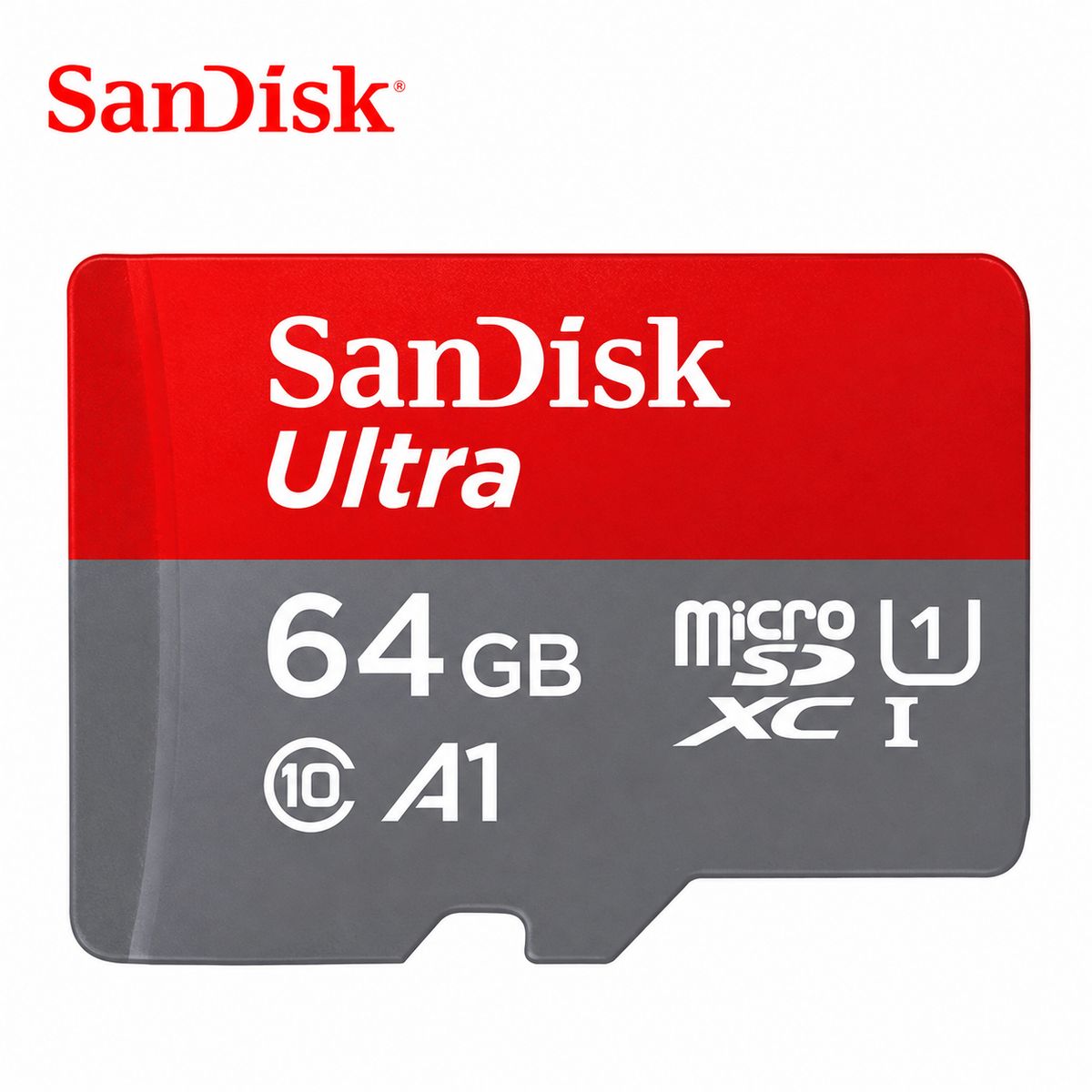 SANDISK - Memoria Micro SD SanDisk Ultra 64GB A1 140MB/s Clase 10 UHS-I
