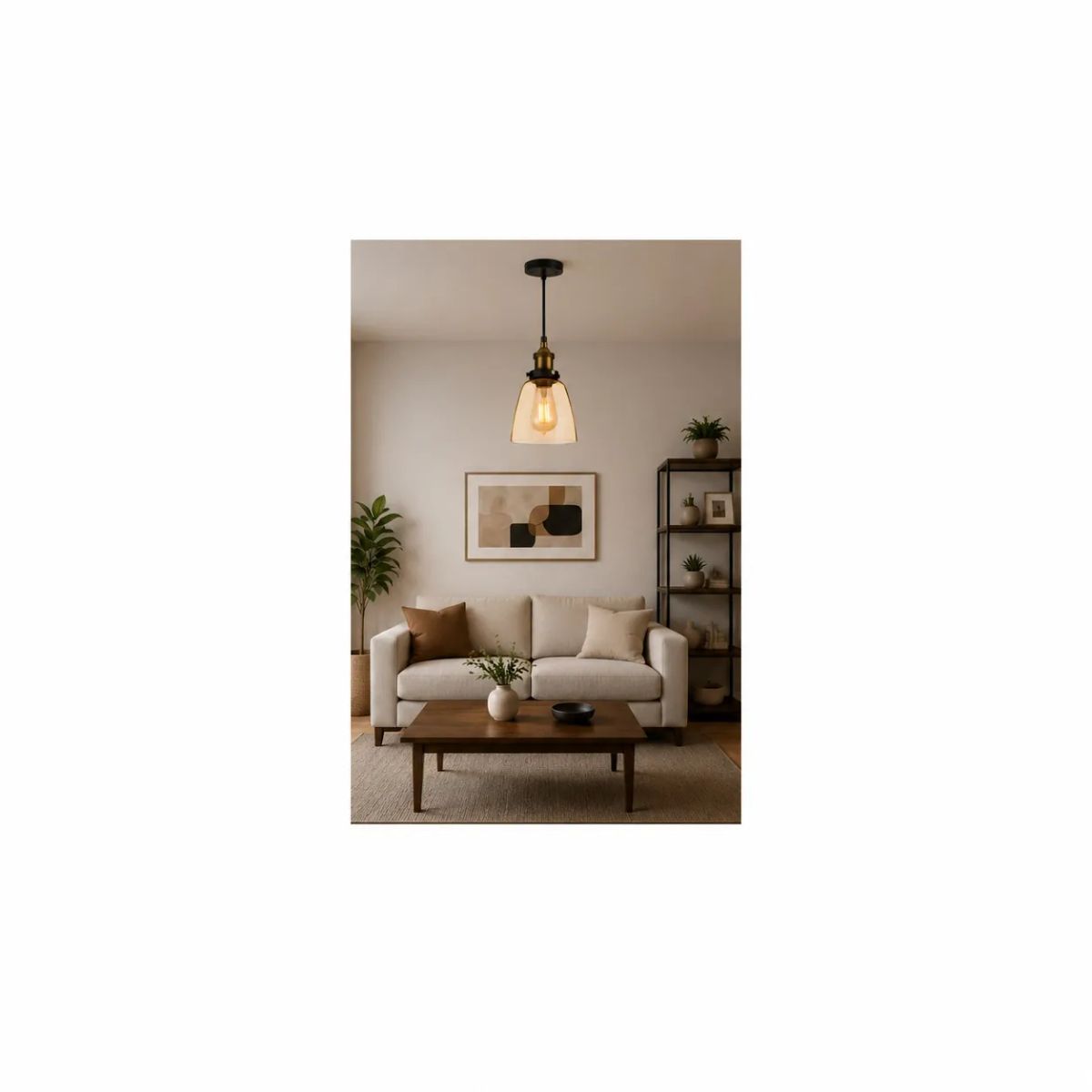 LAMPARA COLGANTE JADE E27 NACARADO, marca CEMLIGHTING - Foto Principal