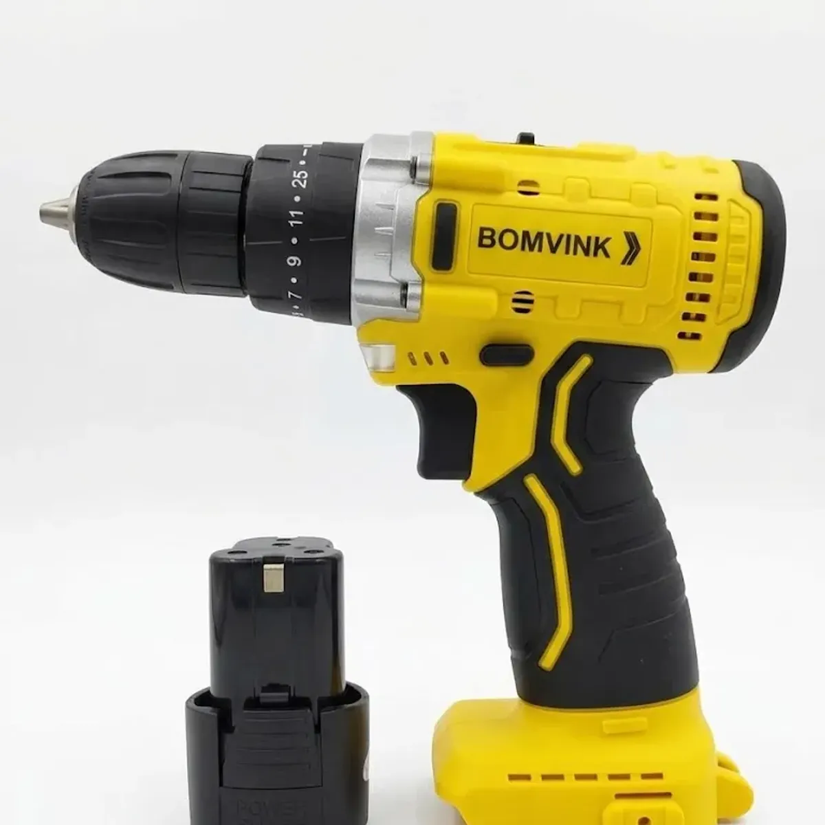 Taladro Atornillador Inalámbrico Bomvink 18V con 2 Baterías, Maletín y Accesorios BOM-9962, marca SUPER - Foto 2