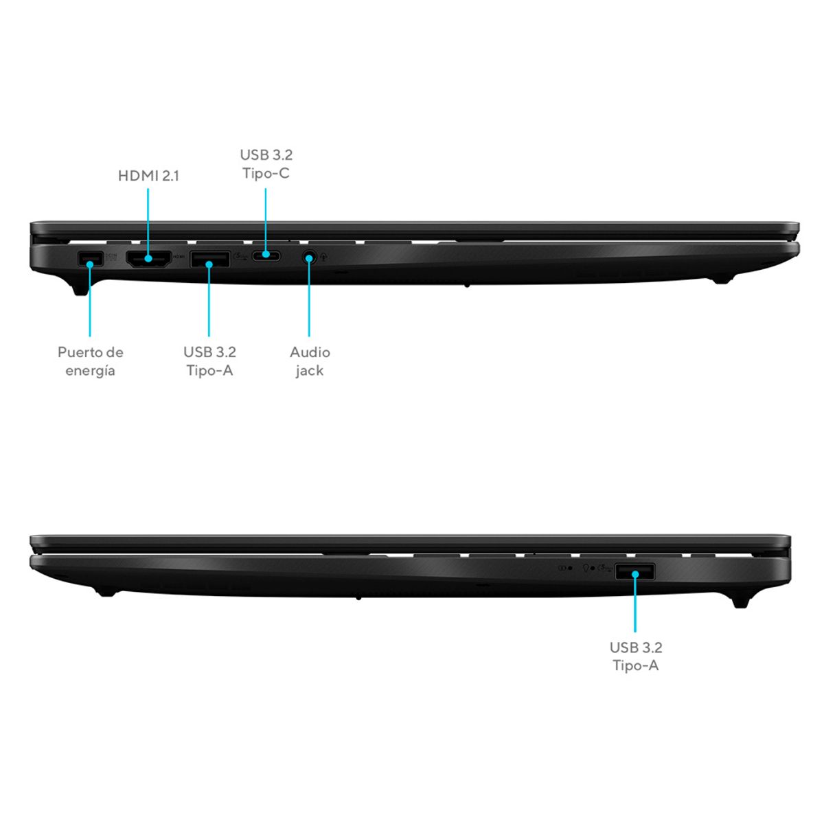 ASUS - Laptop ASUS V16 Core i7 8GB 512GB SSD RTX3050 6GB Win11