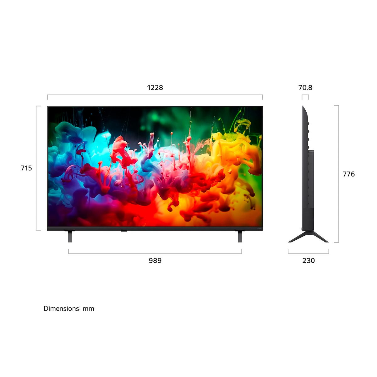 LG - Televisor LG 55 QNED MiniLED 4K ThinQ AI 55QNED65BSA