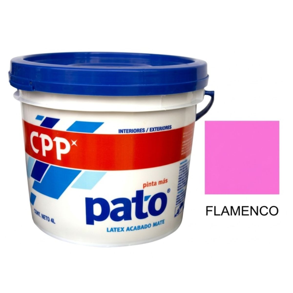 CPP - Pintura Látex Mate Pato Flamenco 1GL