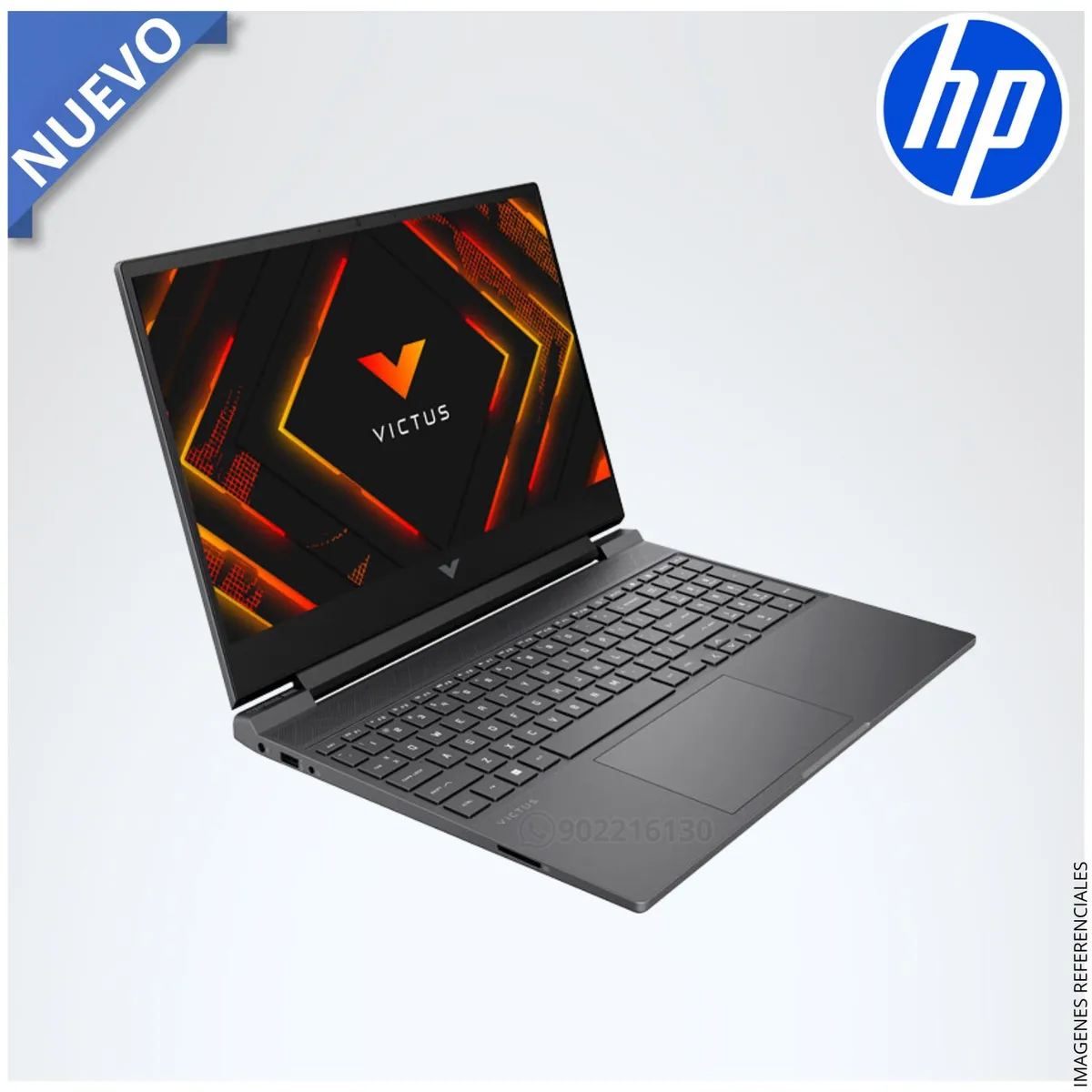HP - Laptop HP VICTUS GAMING 15-FB3019LA R7-7445HS,8GB RAM,512GB SSD,RTX3050-6GB