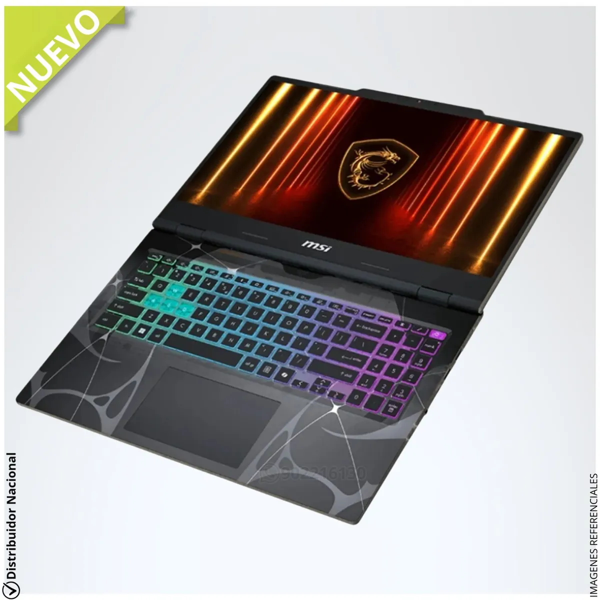 Msi - Laptop Gamer MSI Cyborg 15 B2RWFKG-071US Intel Core 7-240H 16GB RAM 512GB SSD RTX5060- 8GB