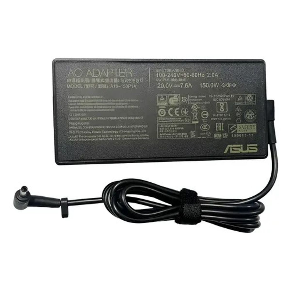 Cargador original asus 20v 75a 6037 150w series gaming, marca ASUS - Foto 2