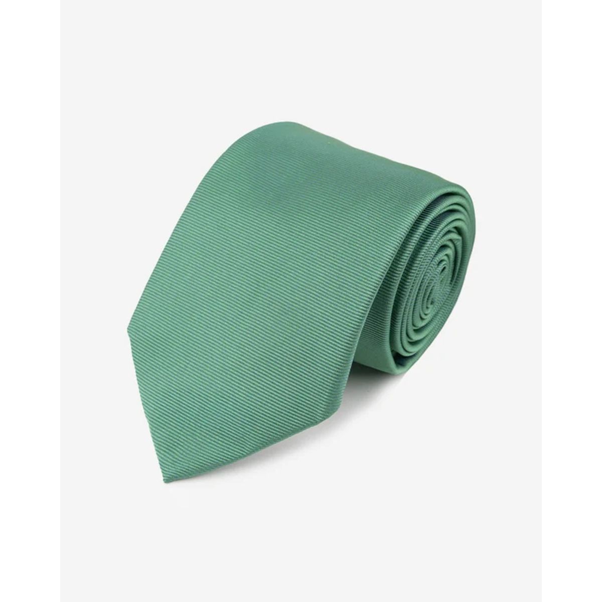 Andrew'S Ties - Corbata Color Verde Esmeralda con Finas Líneas