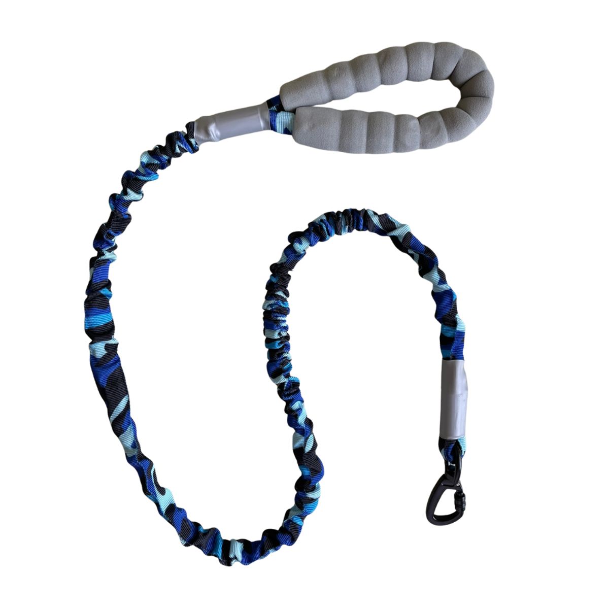 GENERICO - Correa Elástica Camuflada Azul 1.2 mts para Perros