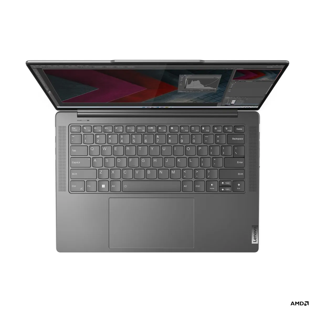 LENOVO - LENOVO SLIM PRO 7 14ARP8 AMD RYZEN 7 7735HS 16GB 512GB SSD 14"" WUXGA OLED 6GB RTX3050 WIN 11.
