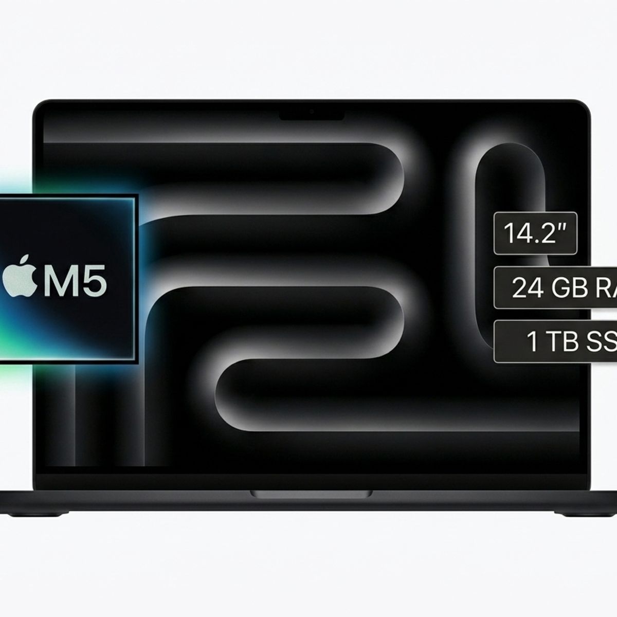 APPLE - MacBook Pro - M5 - 24GB - 1TB SSD - Negro 14.2 120Hz Deca-core
