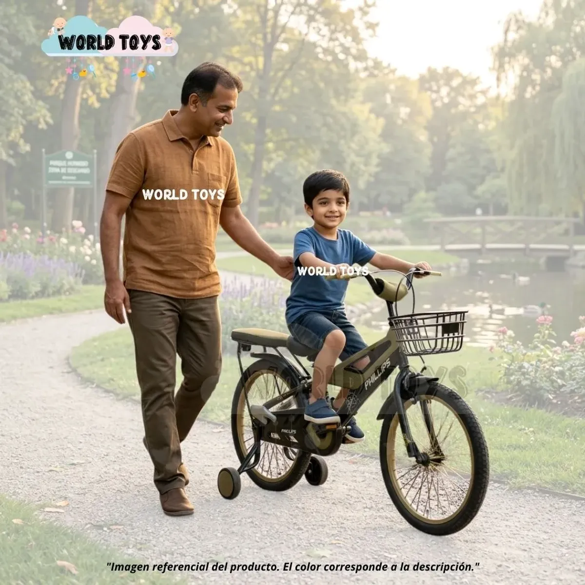 Bicicleta Para Niño Aro 20 «MEGATRON» con Canasta Beige, marca Baby - Foto 2