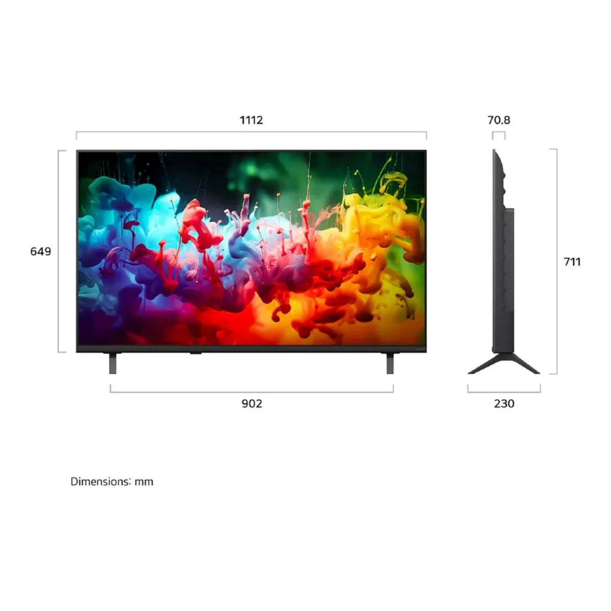 LG - Televisor Smart TV LG 50'' QNED MiniLED UHD 4K 50QNED70BSA 2026 + Soundbar Nex