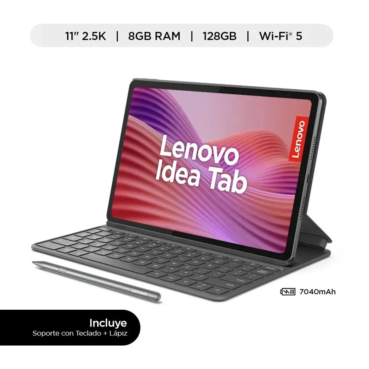 LENOVO - Tablet Lenovo idea tab 8Gb 128GB 2.5k teclado+ lápiz.