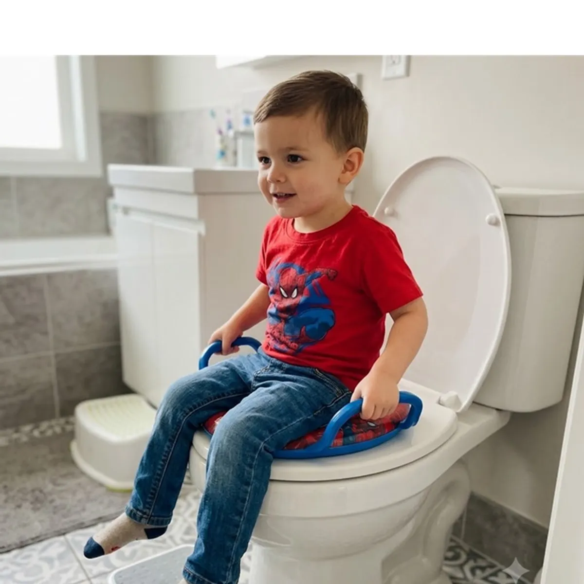 Adaptador para Inodoro de Niño con Asa, marca GENERICO - Foto Principal
