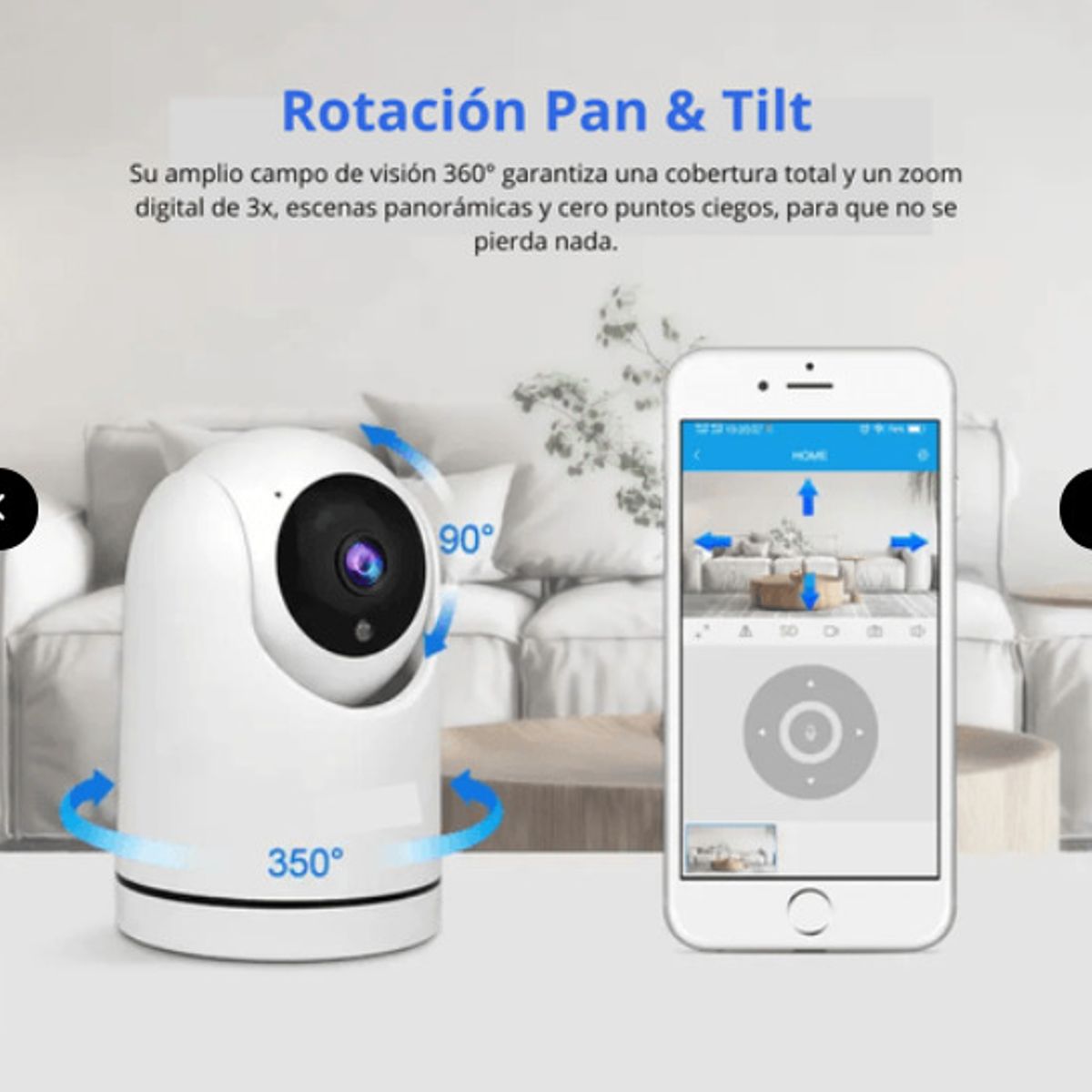 Monitor de Bebé WiFi con Visión Nocturna y Audio Bidireccional  Vigilancia 247 desde tu Celular, marca SEISA - Foto Principal