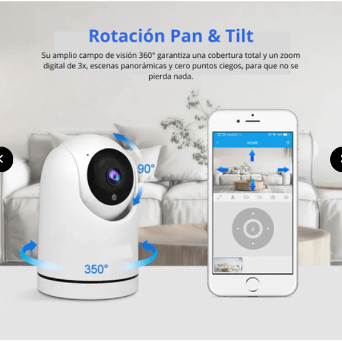 Monitor de Bebé WiFi con Visión Nocturna y Audio Bidireccional  Vigilancia 247 desde tu Celular, marca SEISA - Foto Principal