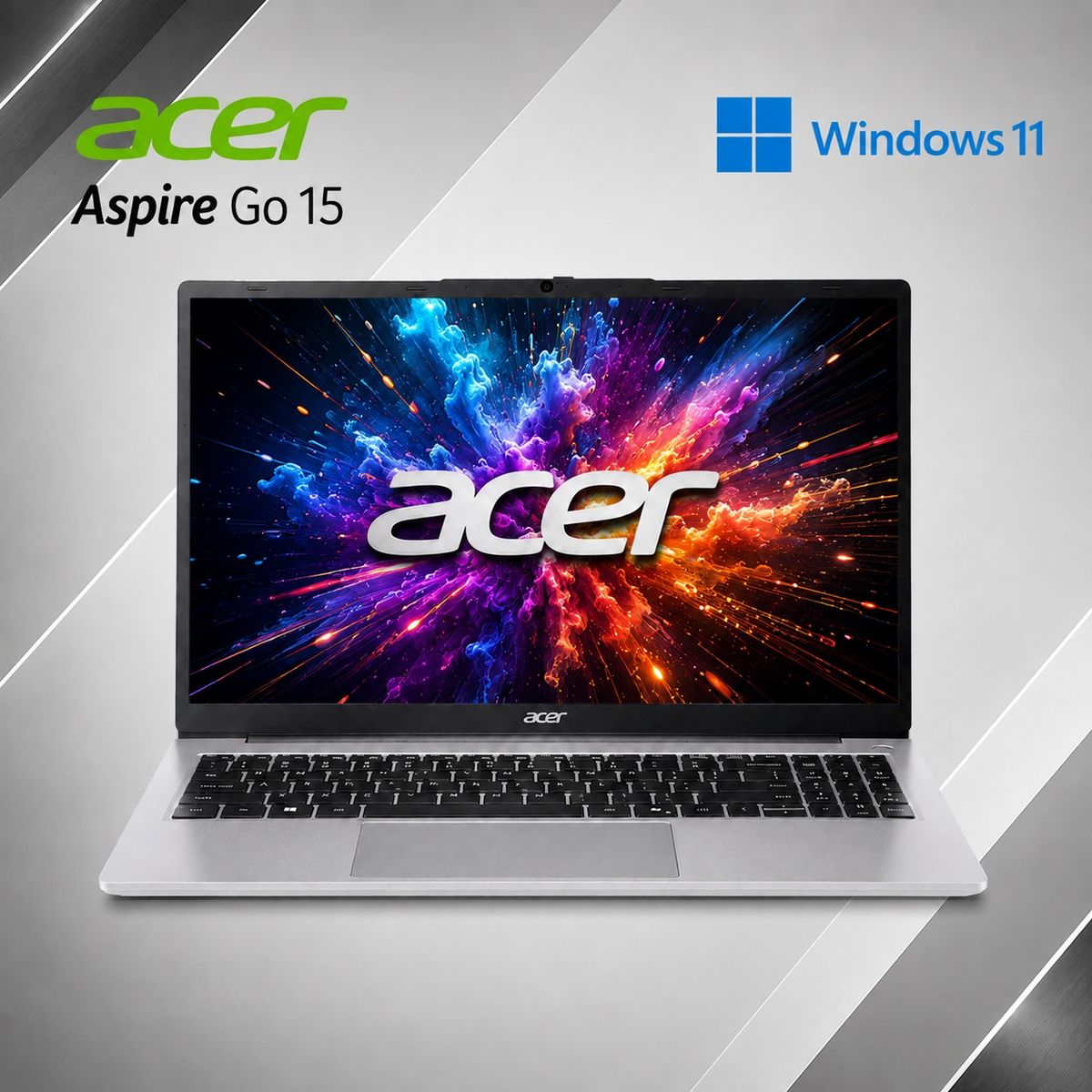 ACER - Laptop Acer Aspire Go 15 Ryzen 7 7730U 16GB RAM 512GB SSD 15.6" FHD Win11 AG15-42P-R917