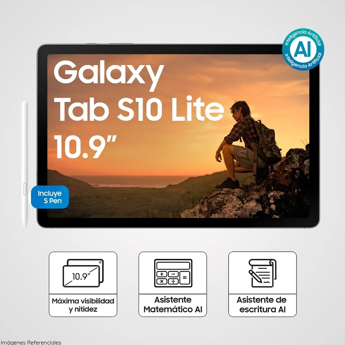 SAMSUNG - Tablet Samsung Galaxy Tab S10 Lite 10.9"  WUXGA+ TFT 6GB RAM 128GB + S Pen - Gray