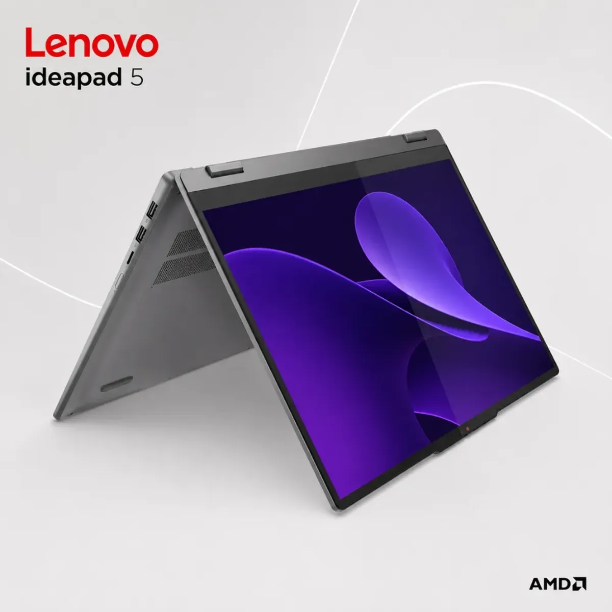 LENOVO - Laptop Lenovo IdeaPad 5 2 en 1 16AHP9 AMD Ryzen 7 8845HS 16GB RAM 1TB SSD 16" WUXGA Táctil 83DS0056US