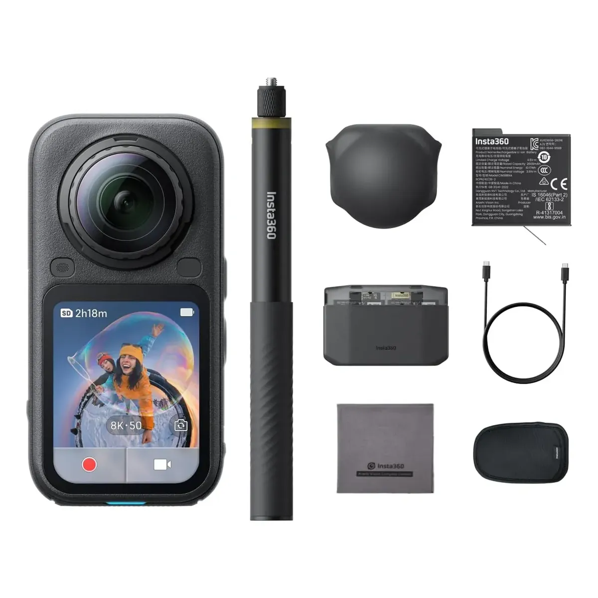 Insta360 - Cámaras deportivas Insta360 X6 Paquete básico
