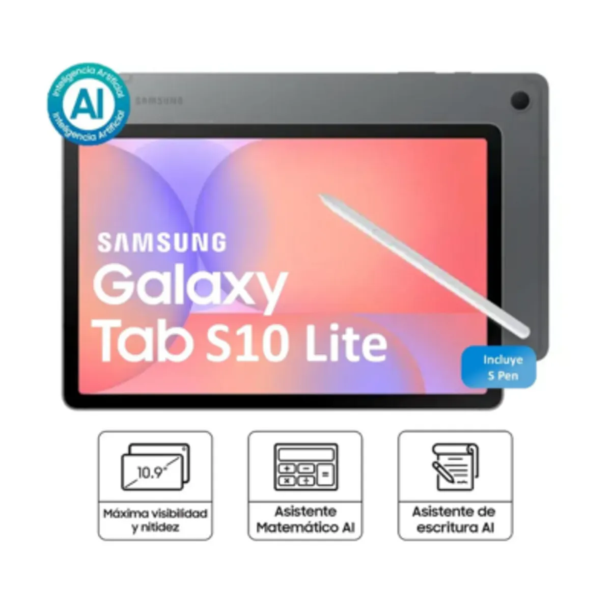 SAMSUNG - SAMSUNG GALAXY TAB S10 LITE 10.9' 128GB | GRIS