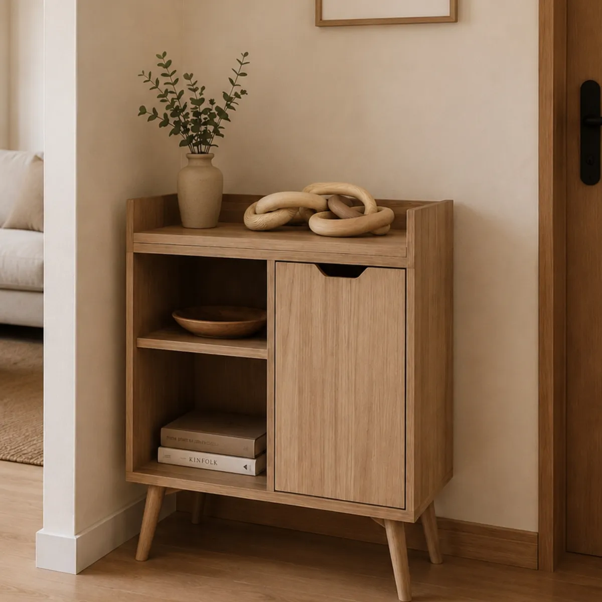LAR DANIELSEN - Cadena decorativa de madera - Nudo knot