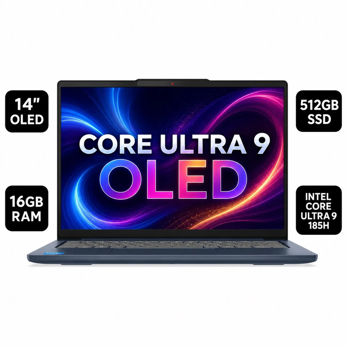 LENOVO - Laptop Lenovo Ideapad Slim 5 14IMH10 14 Core Ultra 9 185H 16gb 512gb Ssd Oled Blue