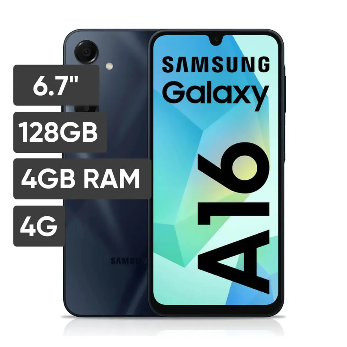 SAMSUNG - Celular Samsung Galaxy A16 4GB 128GB Negro + CARGADOR DE REGALO.
