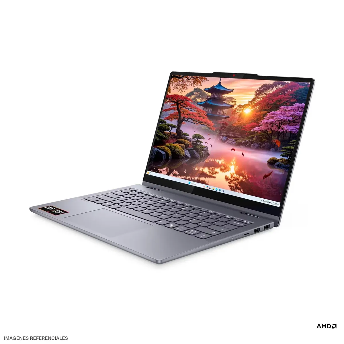 LENOVO - LAPTOP LENOVO IDEAPAD 5 14AKP10 AI R7-350/16GB/512SSD/14"/FREEDOS  PANTALLA TACTIL LUNA GRAY