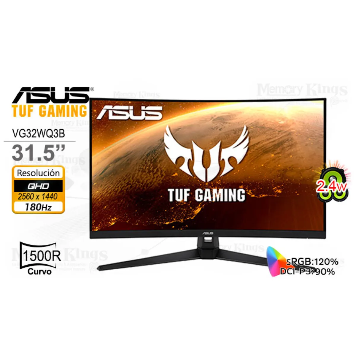 AMD - Computadora AMD Ryzen 7 9700X TUF GT502 32GB 1TB SSD 34" RX 9060 XT 16GB Windows 11 Pro