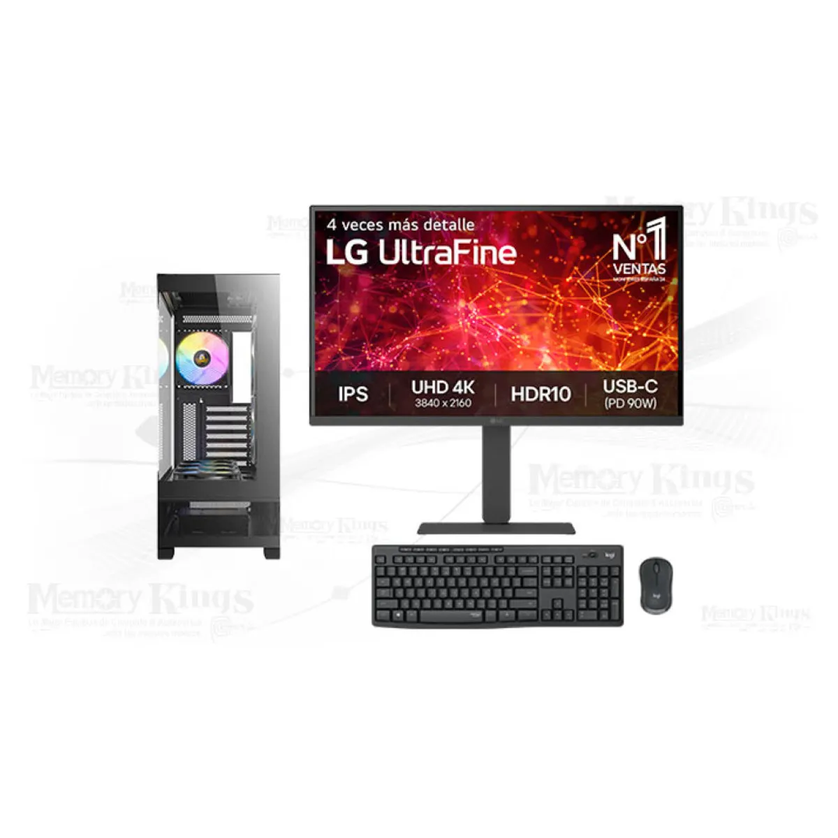 AMD - Computadora AMD Ryzen 7 8700G CX700 Elite 16GB 1TB SSD 27" Radeon Windows 11 Pro